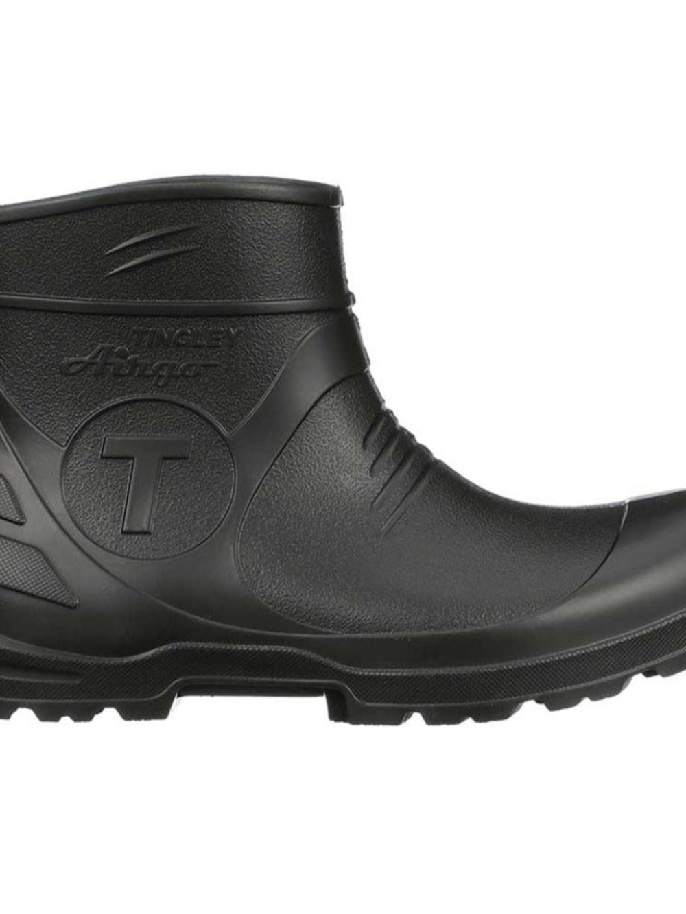 Tingley Airgo Black Waterproof Rubber Ankle Rain Mud Boots Unisex Size 7 M 9 W